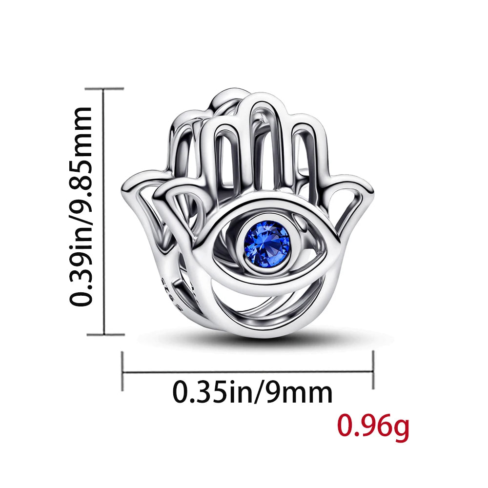 New Mini Series Charm Sun Horseshoe Clover Butterfly Mushroom Beads Fit Original Pan Bracelet DIY Women Jewelry Christmas Gifts - AMULET RING STORE