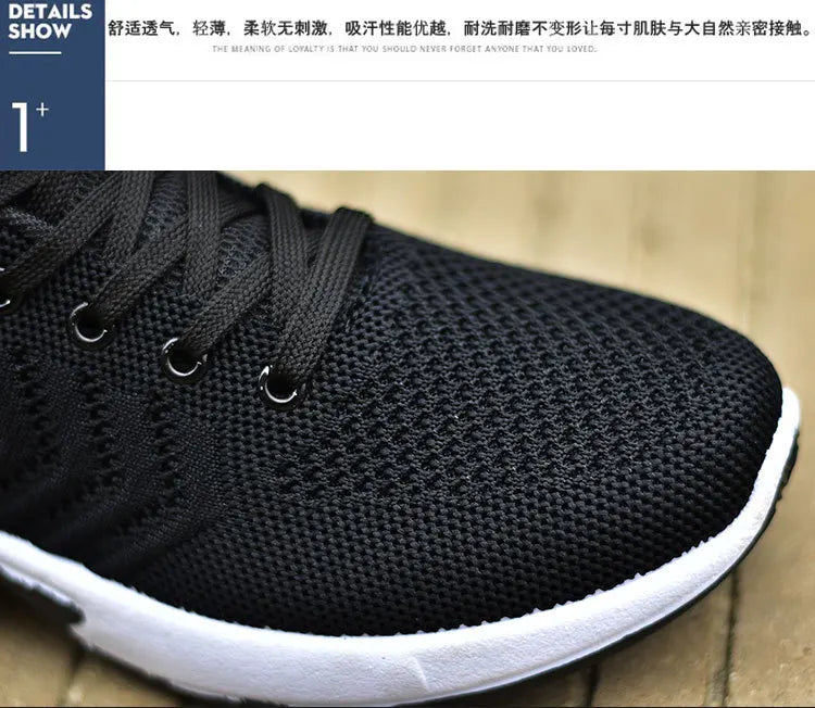 2025 new spring trend sports men's shoes Lace-up thick sole casual breathable fashion shoes Large size Wear skid resistance - AMULET RING STORE