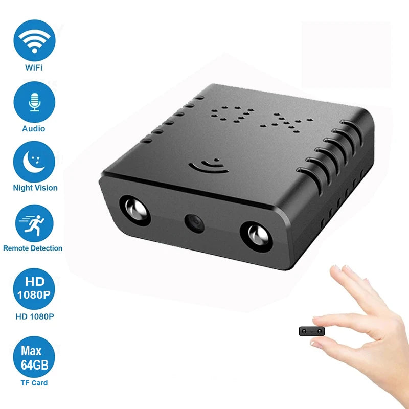 WiFi XD Smart Wireless Camcorder HD 1080P Mini Camera Ip Smallest Mini Camcorder Sport Micro Camera Suport max 256GB TF Card - AMULET RING STORE
