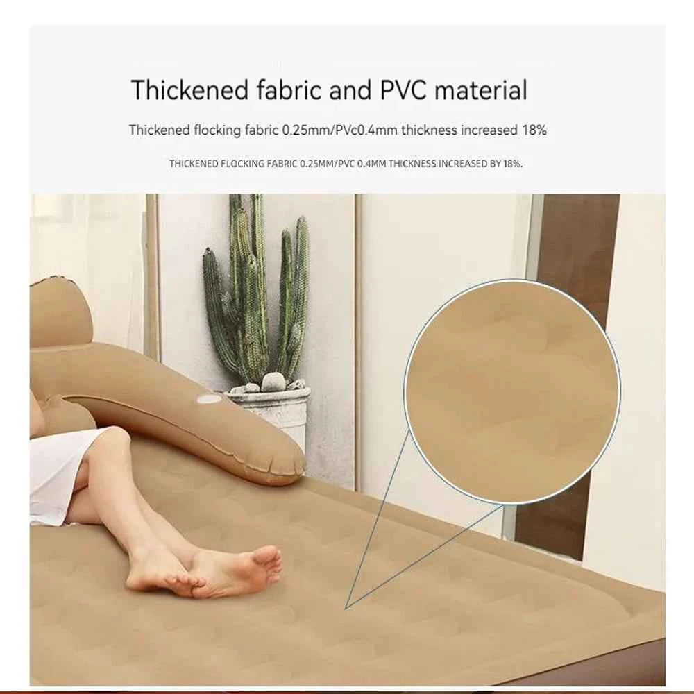 2 Persons Inflatable Mattress Indoor Outdoor Air Cushion 48cm High Bed