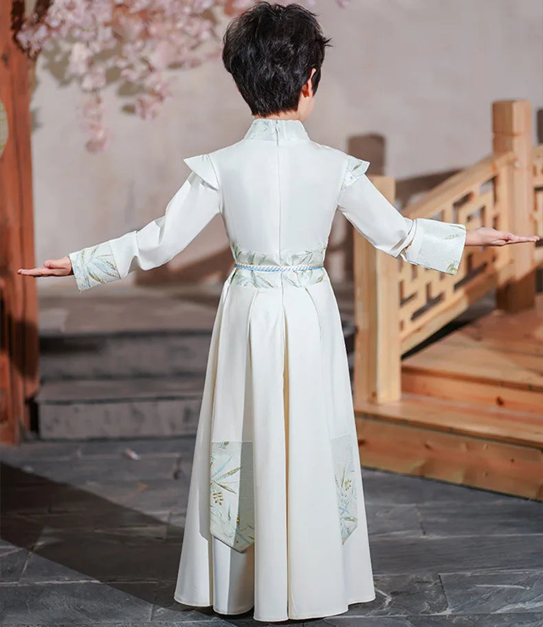 Long Sleeve Boy Hanfu Modern Dress Baby Cosplay Boys Outfit Ancient Stage Kids Clothing Vestidos Casual Children Chinese Costume