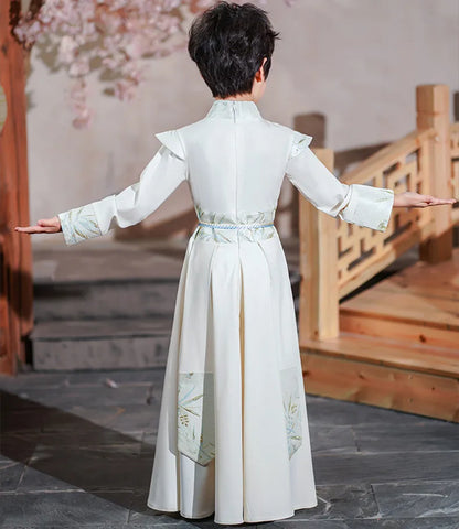 Long Sleeve Boy Hanfu Modern Dress Baby Cosplay Boys Outfit Ancient Stage Kids Clothing Vestidos Casual Children Chinese Costume