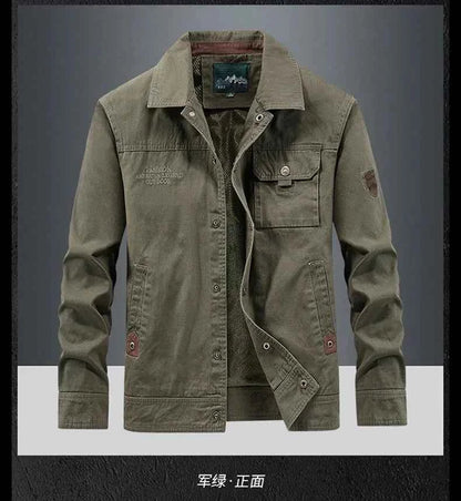 Men Jackets outdoor Slim fit Coats Casual Jackets High Quality Male wear Multi-pocket Cargo Jackets And Coats plus Size 5XL