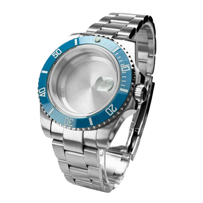 40mm 200m Waterproof NH34 NH35 NH36 Watch Case Accessories for Oyster Band SUB Watch Maker 120clicks BGW9 blue lume Bezel - AMULET RING STORE