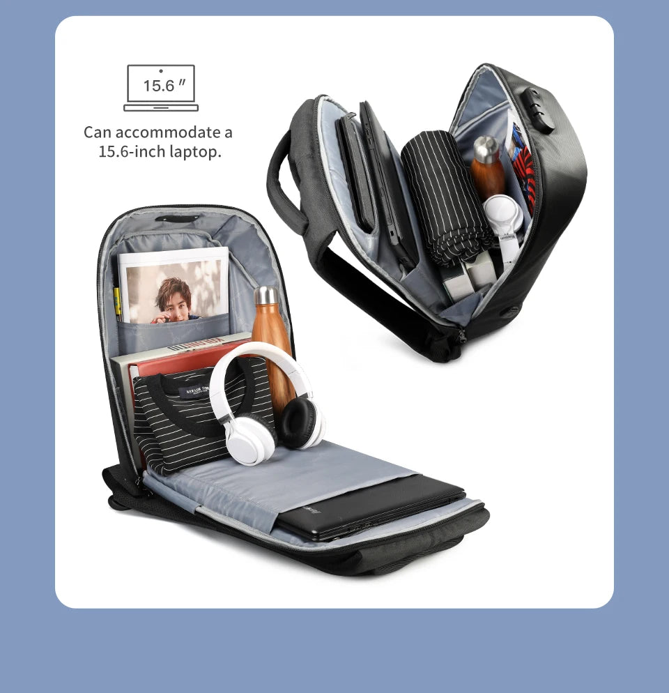 Tigernu Anti Theft Backpacks For Men For Women No Key TSA Lock Backpack 15.6inch Laptop Backpack Schoolbag For Teenager Knapsack - AMULET RING STORE