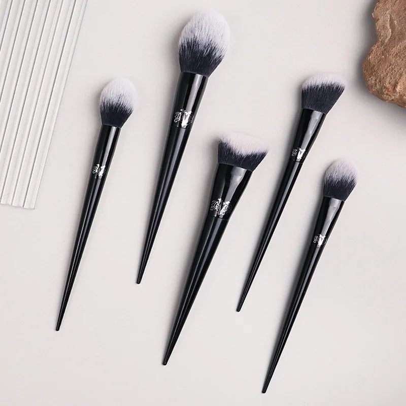 Kat Von D Makeup Brush Set & Kit Foundation Blush Highlight Concealer Powder Sculpting Eyeshadow Brush KVD Brand Makeup Brush - AMULET RING STORE