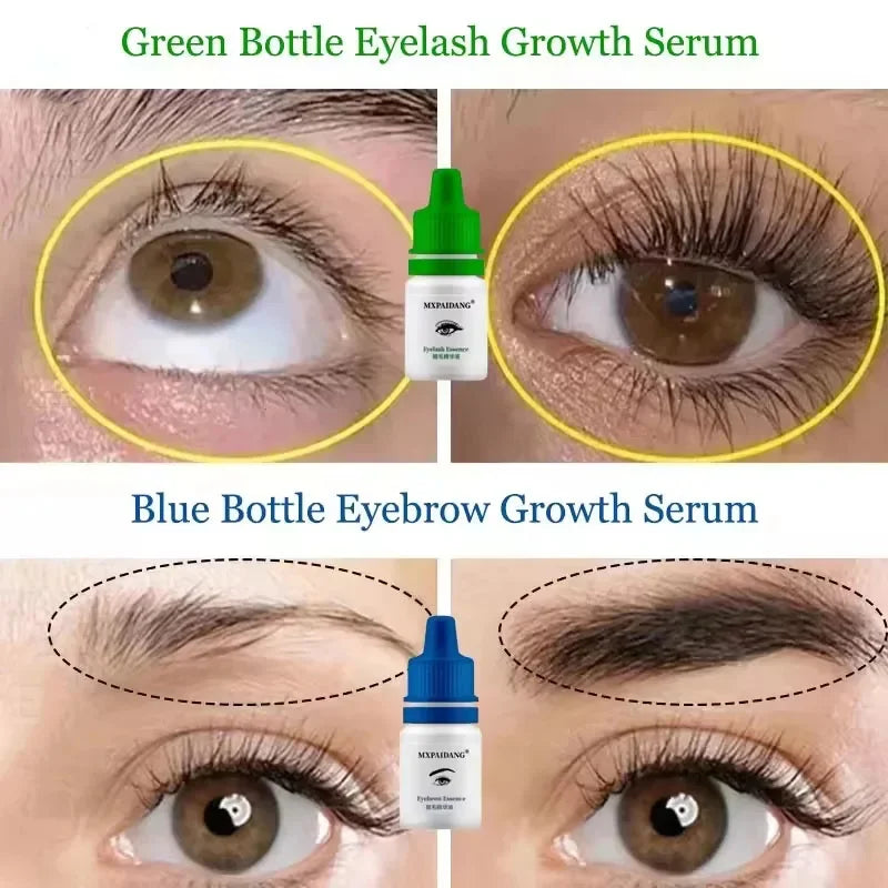 Fast Eyebrow Growth Serum Eyelash Hair Growth Anti Hairs Loss Product Prevent Baldness Fuller Thicker Lengthening Eyebrow Makeup - AMULET RING STORE