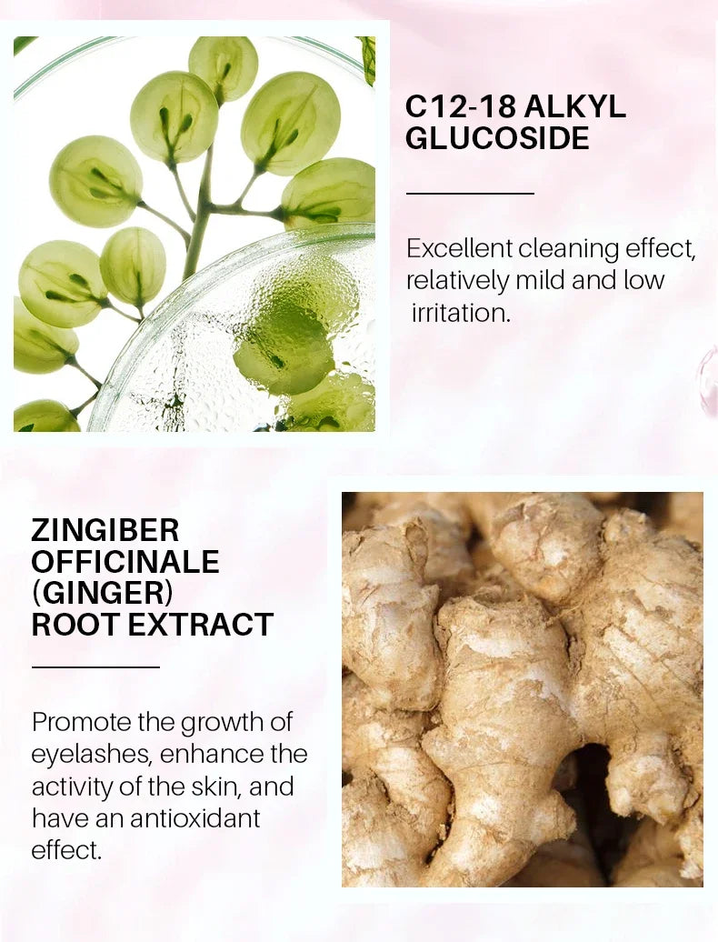 5/10PCS 50ML Eyelash Extension Shampoo Foam Mousse Kit Fast Makeup Glue Removal Foam Set Deeply Cleaning With Brush For Women - AMULET RING STORE