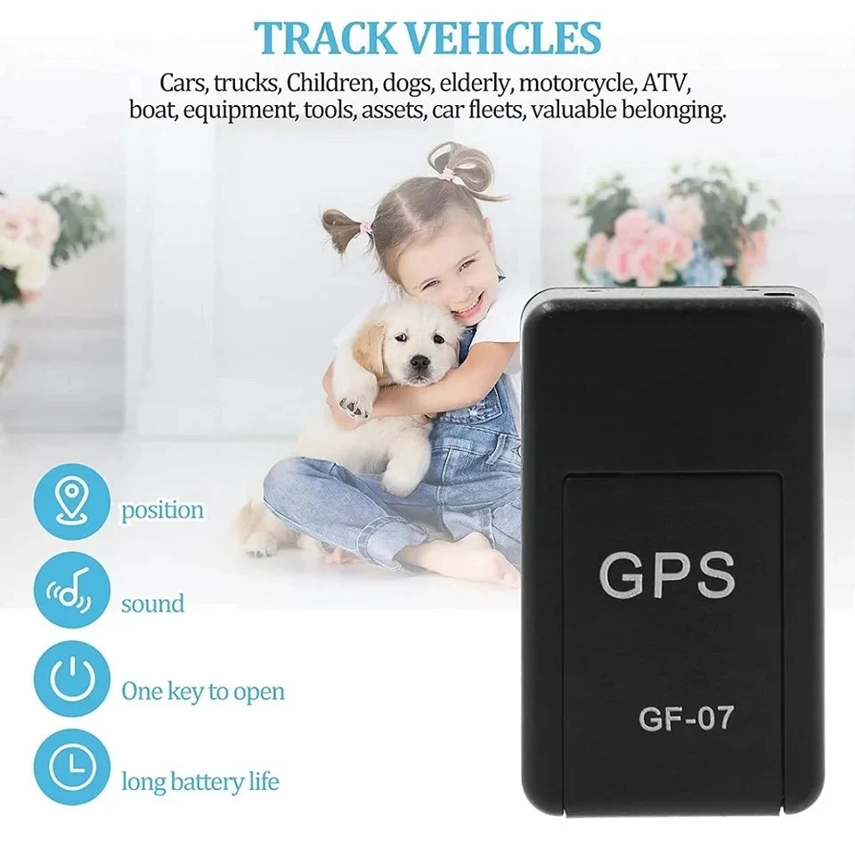 Micro Magnetic GPS Tracker, Vehicle Motorcycle Real-time Anti-theft Tracking Monitor, Personal Anti Loss Positioning Mini GPS - AMULET RING STORE