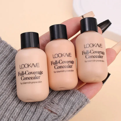 Full Cover Liquid Concealer Cream Makeup 12ML Invisible Eye Dark Circles Cream Face Foundation Waterproof Make Up Base Cosmetics - AMULET RING STORE