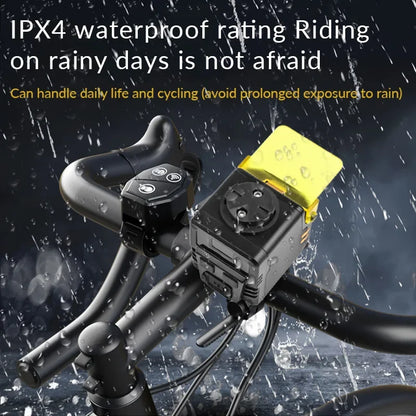 New Multifunctional Q05 MTB Bike Light Rechargeable Waterproof Remote Control White Red Blue LED Outdoor Cycling Birthday Gift - AMULET RING STORE