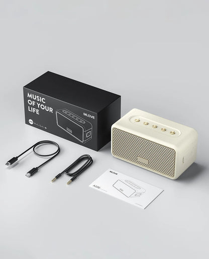 Mlove A100 Portable Bluetooth Speaker Wireless Bluetooth 5.3 Stereo Sound 24-Hour Playtime Rich Bass IPX5 Waterproof - AMULET RING STORE