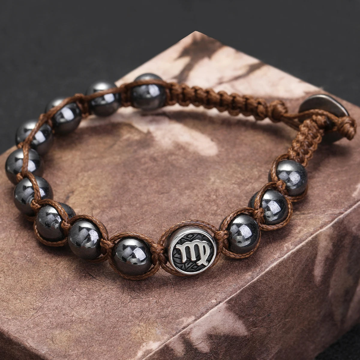 12 Zodiac Signs Natural Stone Bracelets Leo Capricorn Taurus Cancer Bracelets Women Men Couple Friendship Jewelry Gift Bracelets