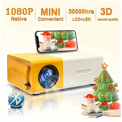 YG300 Mini Projector Portable Projector Wifi Smart 1280 720P Full HD Office Home Theater Video Mini Projector Mobile Projection