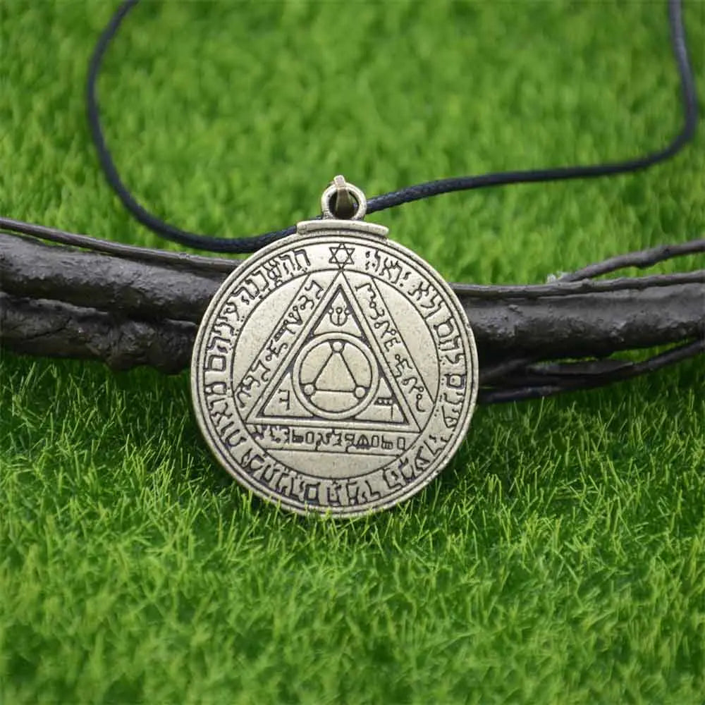 Nostalgia Key Of Solomon 7 Archangel Saint Michael Seal Pendant Necklace