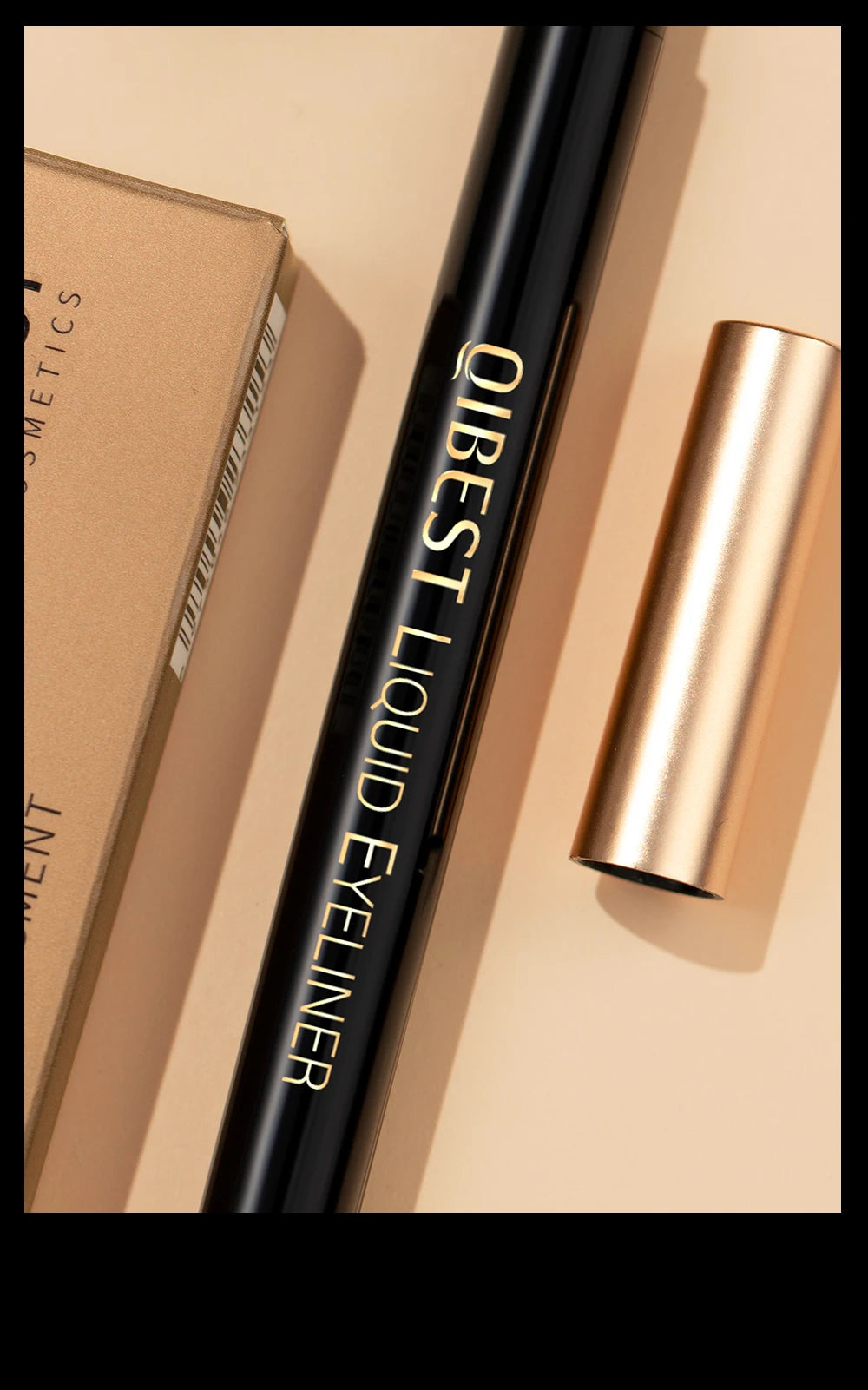 QIBEST Waterproof Black Eyeliner Matte Long Lasting Liquid Eyeline Makeup High Pigment No Smudge Eyeliner Pen Cosmetic Tools - AMULET RING STORE