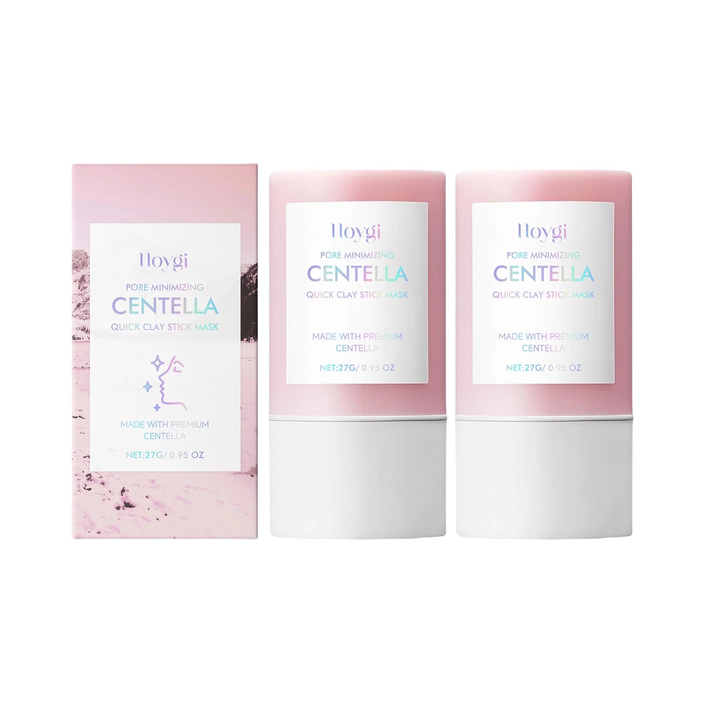 Hoygi Centella Asiatica Clay Mask Stick Soothing Calming Detoxifying Hydrating Anti-irritation Easy Application All Skin Types - AMULET RING STORE