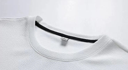 Clothes for Men Slim Fit Chic Basic Kpop Casual Cool Grey Pants Sets Male T Shirt Stretch Loose High Quality 5xl Luxury Xl S Top