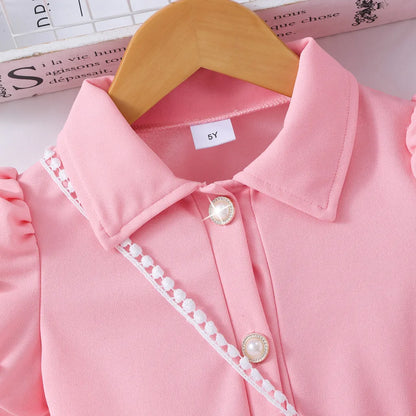 2025 Kids Dress Summer Mermaid Toddler Girl Clothing Short Sleeve 3 4 5 6 7 Yrs Casual Cute Cartoon Printed Party Dress for Kids