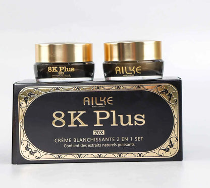 AILKE Whitening Face Cream, Antioxidant, Reduce Dark Spots, Inhibit Melanin, Anti-aging, With Collagen, Niacinamide, Glutathione