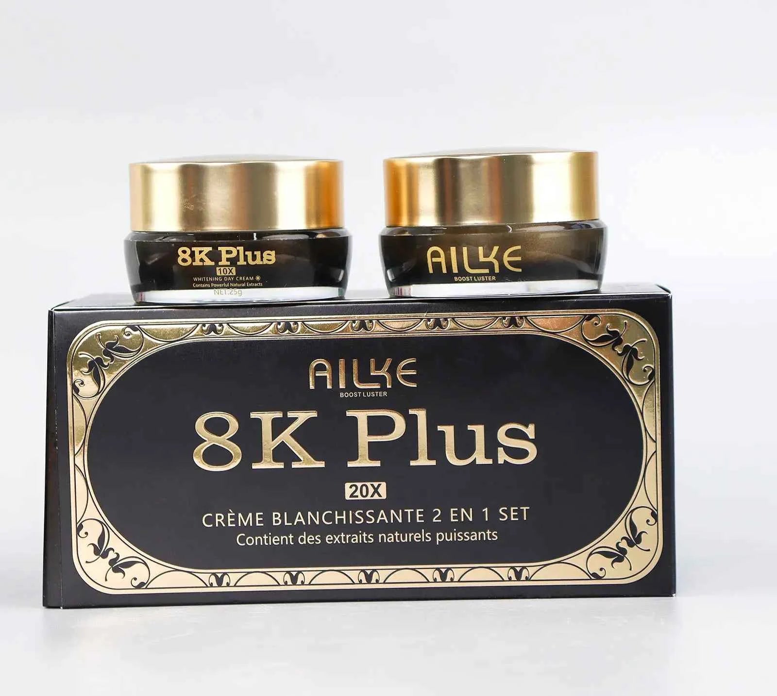 AILKE Whitening Face Cream, Antioxidant, Reduce Dark Spots, Inhibit Melanin, Anti-aging, With Collagen, Niacinamide, Glutathione