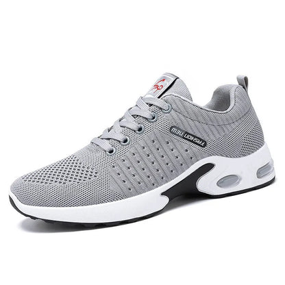 Men's shoes spring new trend men's shoes breathable lace-up running shoes Korean version of light casual walking shoes men - AMULET RING STORE