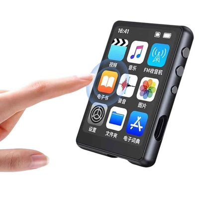 MP3 MP4 Player HiFi MP4 Walkman with Speaker Bluetooth-Compatible Portable MP3 Player Support FM Radio Recording E-Book