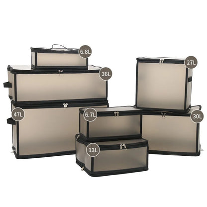 1Pcs Folding Large Capacity Quilt Clothes Storage Boxes Suit Coat Clothing Waterproof Dust-proof Bedroom Organizer Accessories - AMULET RING STORE