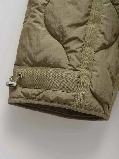 Padded Coat American Retro High Neck Parkas Warm Woman Winter Coats Winter Parkas For Women Elegant Luxury Women's Coat