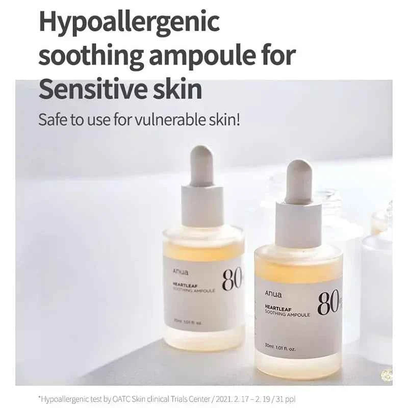 New Anua Heartleaf 77% Soothing Toner Daily Relief Lotion Niacinamide Whitening Serum Soothing Ampoule Vitamin C Blemish Serum