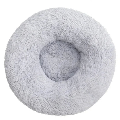 Round Cat Beds House Soft Long Plush Best Pet Dog Bed For Dogs Basket Pet Products Cushion Cat Bed Cat Mat Animals Sleeping Sofa - AMULET RING STORE
