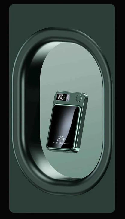 30000mAh Magnetic Power Bank 22.5W Fast Charging Portable External Battery Ultra Thin Safe Wireless  For iPhone Huawei Samsung