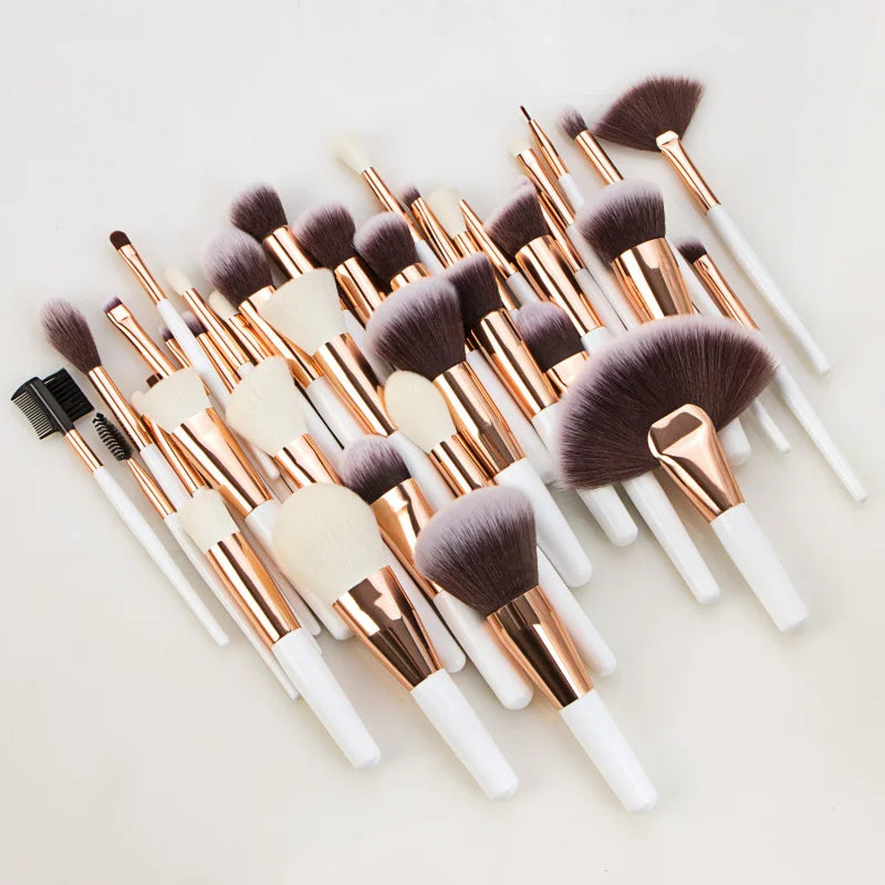 40makeup brush suit portable models full set makeup tools powder brush powder foundation brush eye shadow brush - AMULET RING STORE