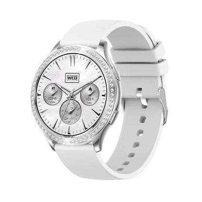 Smartwatch Women 1.32-inch IPS Screen Custome Watch Face BT Calls AI Voice Assistant Female Menstrual Period Management Mointor