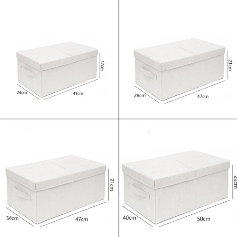 Large Foldable Storage Box Organizing Box For Closet Storage Clothing Storage Box Folding Storage Box For Home Office Storage - AMULET RING STORE