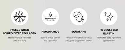 24h Glow & Lifted Collagen Jelly Cream Niacinamide And Hydrolyzed Collagen Strengthen The Skin Barrier And Moisturize The Skin