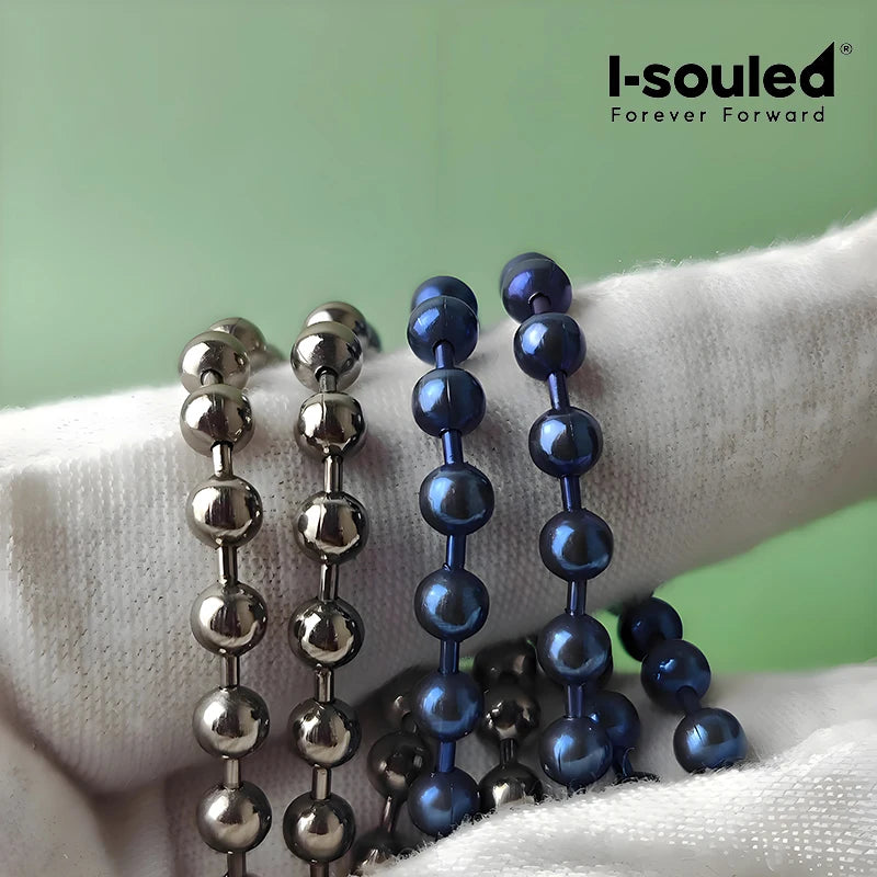 4MM Hypoallergenic Nickel Free Titanium Ball Chain for Sensitive Skin | Itchy Neck No More | Safe for Everyone