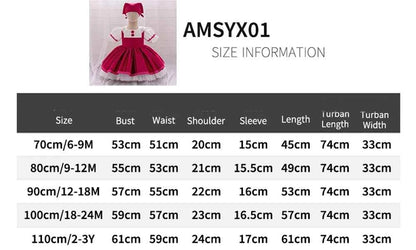 Masha and Bear Maid Costume for Baby Girls Lolita Christmas Costumes 1st Birthday Party Princess Dresss Bow Wedding Kids Clothes