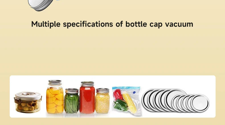 Wireless Kitchen Tools Handheld Food Bag Vaccum Sealer Pump Bottle Jar Vacuum Sealing Machine for Regular & Wide Mouth Mason Jar - AMULET RING STORE