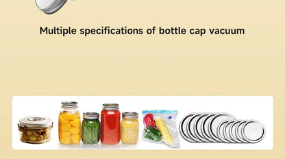 Wireless Kitchen Tools Handheld Food Bag Vaccum Sealer Pump Bottle Jar Vacuum Sealing Machine for Regular & Wide Mouth Mason Jar - AMULET RING STORE