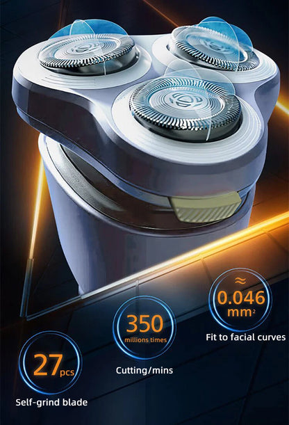 PHILIPS S1113 Electric Shaver USB Charge Stainless Steel PowerCut Blade Razor Triple Floating Head Men Fast Shave Beard Trimmer