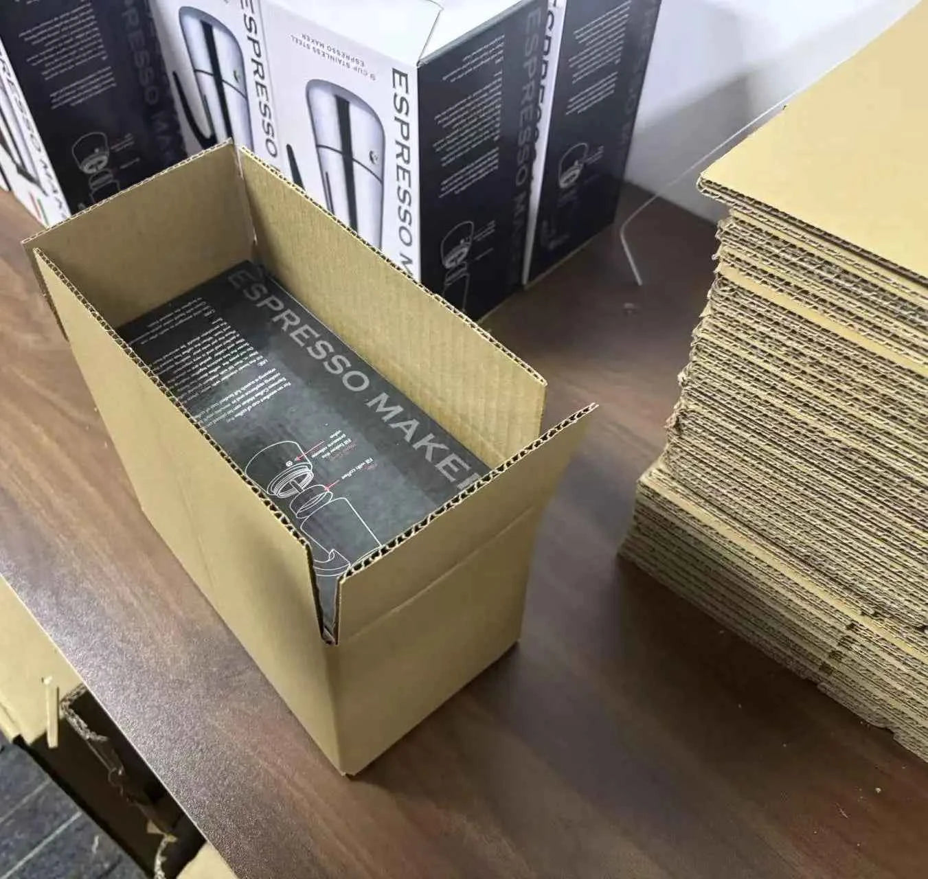 Coffee Pot Stainless Steel Moka Pot Italian Coffee Maker 9 cup 15 OZ Stovetop Espresso Maker for Gas or Electric Ceramic Stove