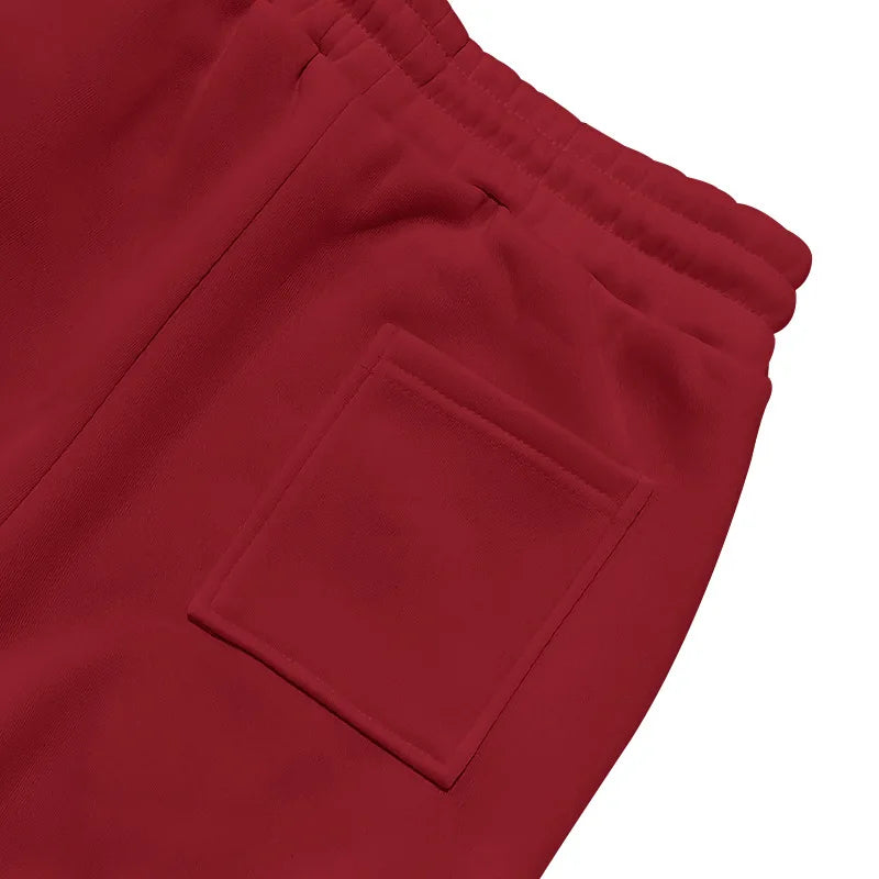 New autumn and winter velvet men's casual overalls multi-pocket pants large size sports casual trousers