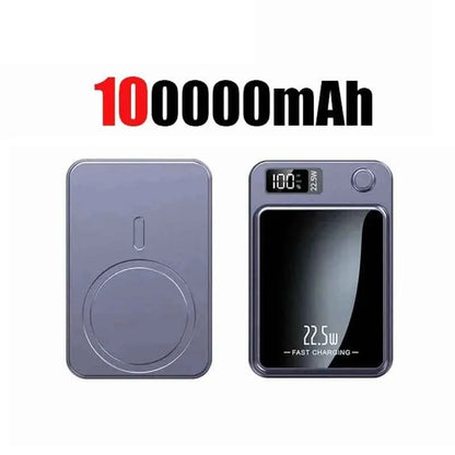 100000mAh Wireless Magnetic Power Bank