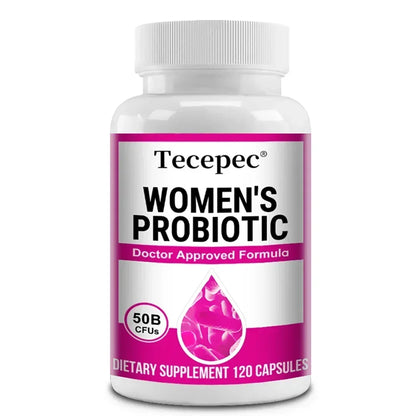 Women's Probiotic 50 Billion CFU, Cranberry Extract, Supports Digestion and Vaginal Health, Urinary Health, 120 Capsules - AMULET RING STORE