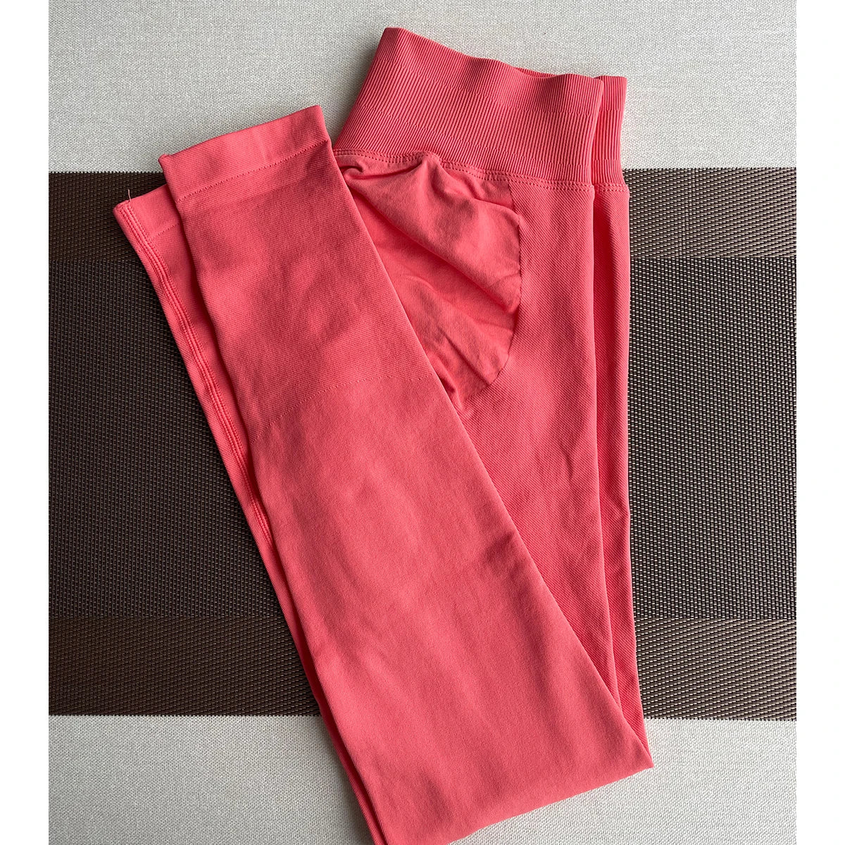 TKITK Leggings Women Seamless Sports Yoga Pants Low Ribbed Band Gym clothes Fitness Workout wear Scrunch Bum Tights - AMULET RING STORE