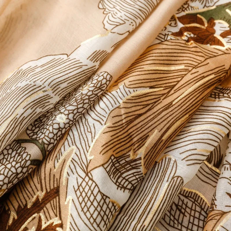 Retro Bohemian Women Viscose Scarf Big Size 88*180cm Cotton Linen Feeling Soft Shawl Tassel Hijab Wrap Summer Soft Beach