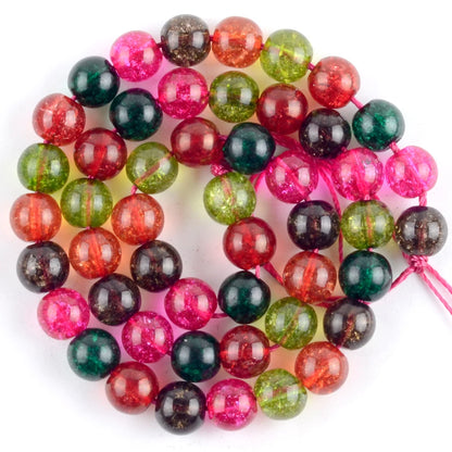 45 Styles Natural Stone Beads Amethyst Purple Jades Agate Crystal Glass Beads Jewelry Making Findings DIY Bracelet Accessories - AMULET RING STORE