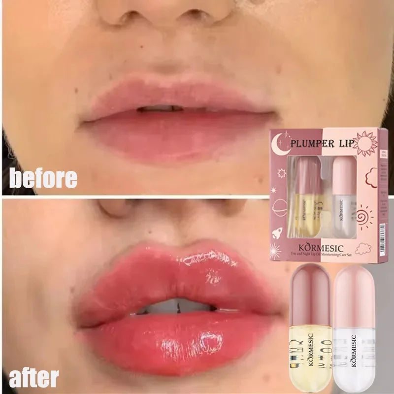 Instant Lip Plumping Essential Oil Nourishing Antiwrinkle Moisturising Sexy Lip Care Ultimate Plumping Lip Gloss Serum Cosmetics - AMULET RING STORE