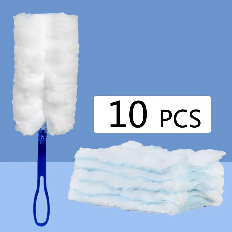 Bulk Duster Brush Disposable Duster with Replace Head Refills For Cleaning Home Office Blinds Car Surface Duster Cleaning Tool - AMULET RING STORE